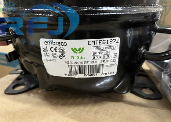 주문 엠브라코 아스페라 압축기 EMTE6187Z 냉각기 R134a 헤르메틱 반사 online manufacture