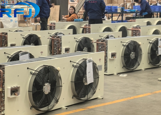 주문 380V/220V 전압과 흰색 가공으로 천장에 장착된 냉장고 특수 증발기 online manufacture