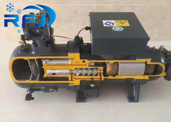 주문 냉각기를 위한 Hanbell RC2-200B-W 나사 냉각 압축기 반 신비한 압축기 online manufacture