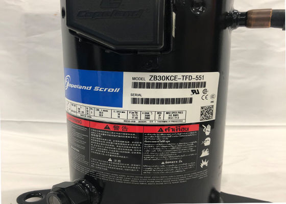 주문 클로즈 타잎 코플랜드 스크롤 압축기 흑색 컬러 공기 냉각 시스템 ZP182KCE-TFD-522 online manufacture