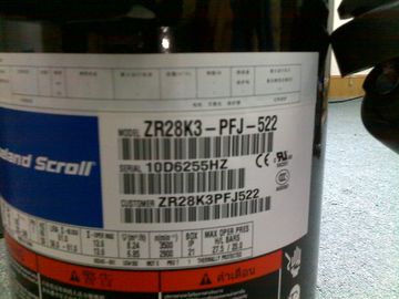 ZR28K3-PFJ-522 1HP Copeland 냉각 압축기는 유형 압축기를 맙니다