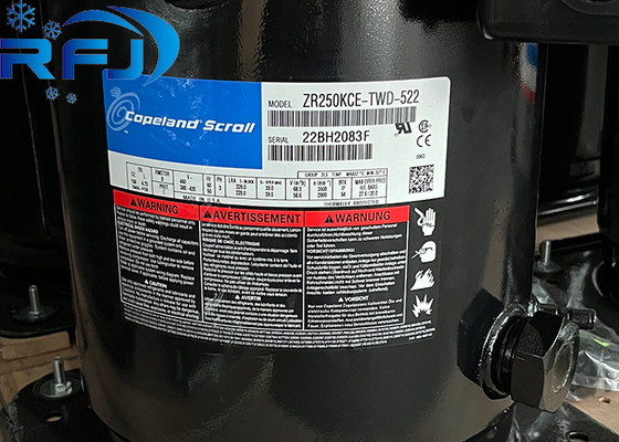 ZR 시리즈 20.8HP 코플랜드 스크롤 압축기 ZR250KCE-TWD-522
