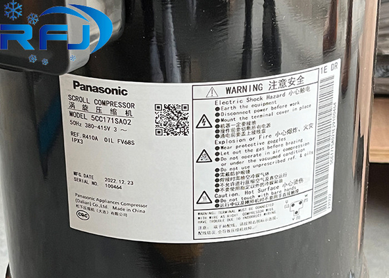 5CC171SA02 파나소닉 스크롤 압축기 50 Hz 380 - 415 V 3단계