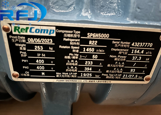 RefComp 반 герметический 압축기 SP6H5000 원본 새