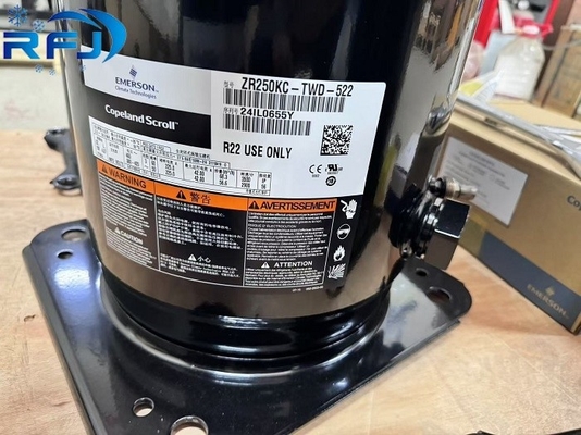 ZR250KC-TWD-522 코플랜드 헤르메틱 스크롤 압축기 냉각제 R22