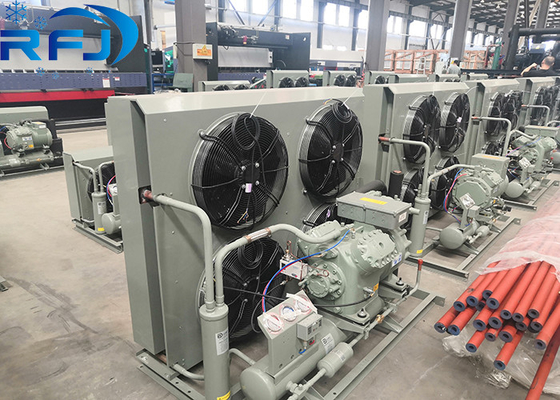 10HP-20HP 공기 냉각 반 헤르메틱 낮은 온도 응축 장치 낮은 온도 환경에 적합