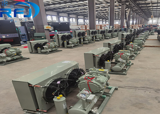 상업용 15HP-20HP 반 гермети적 고온 공기 냉각 콘덴싱 장치